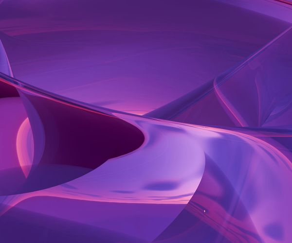Abstract blue and violet geometric design representing flow